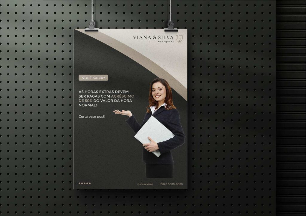 Banners para advogada Viane e Silva Advogadas Identidade Visual