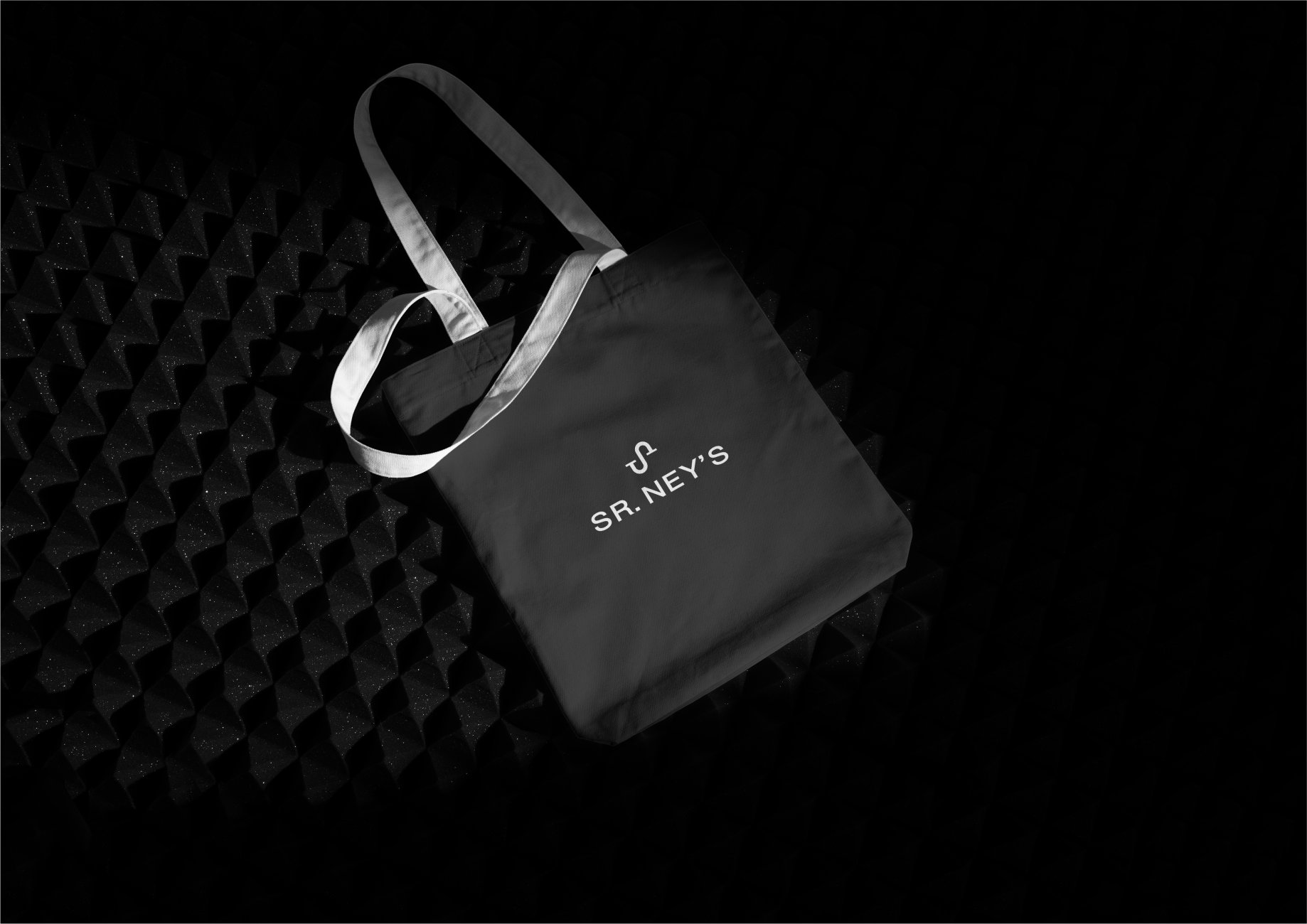 Bolsa Preta Personalizada Sr Neys Identidade Visual
