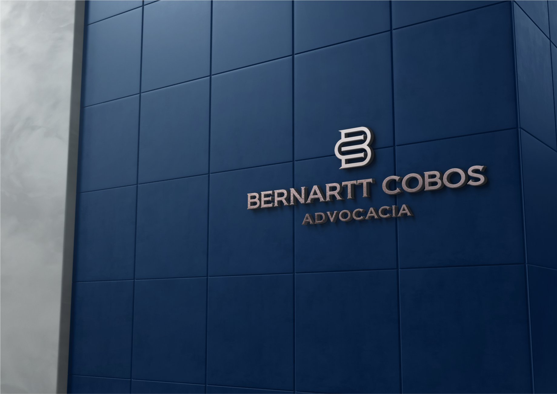 Fachada Advogados Bernartt Cobos Identidade Visual