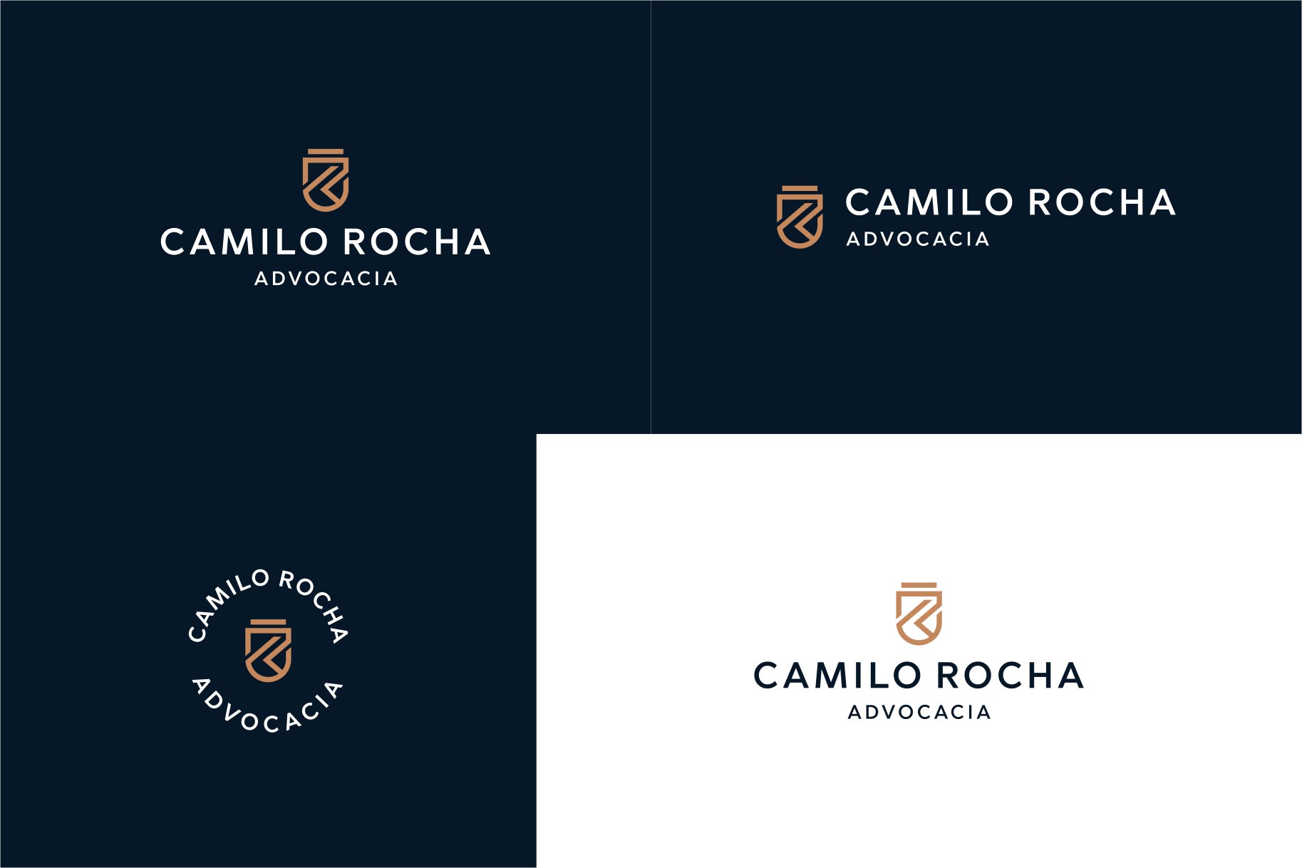 Logotipo Camilo Rocha Identidade Visual
