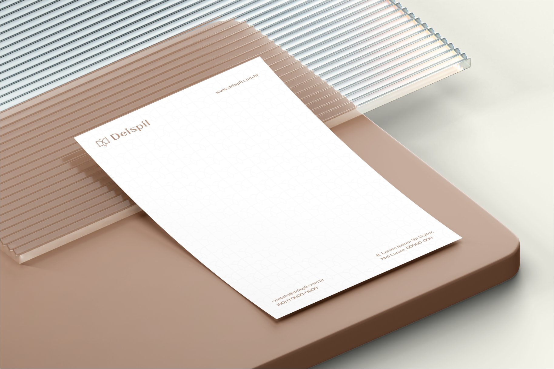 Papel Timbrado Identidade Visual Deispil