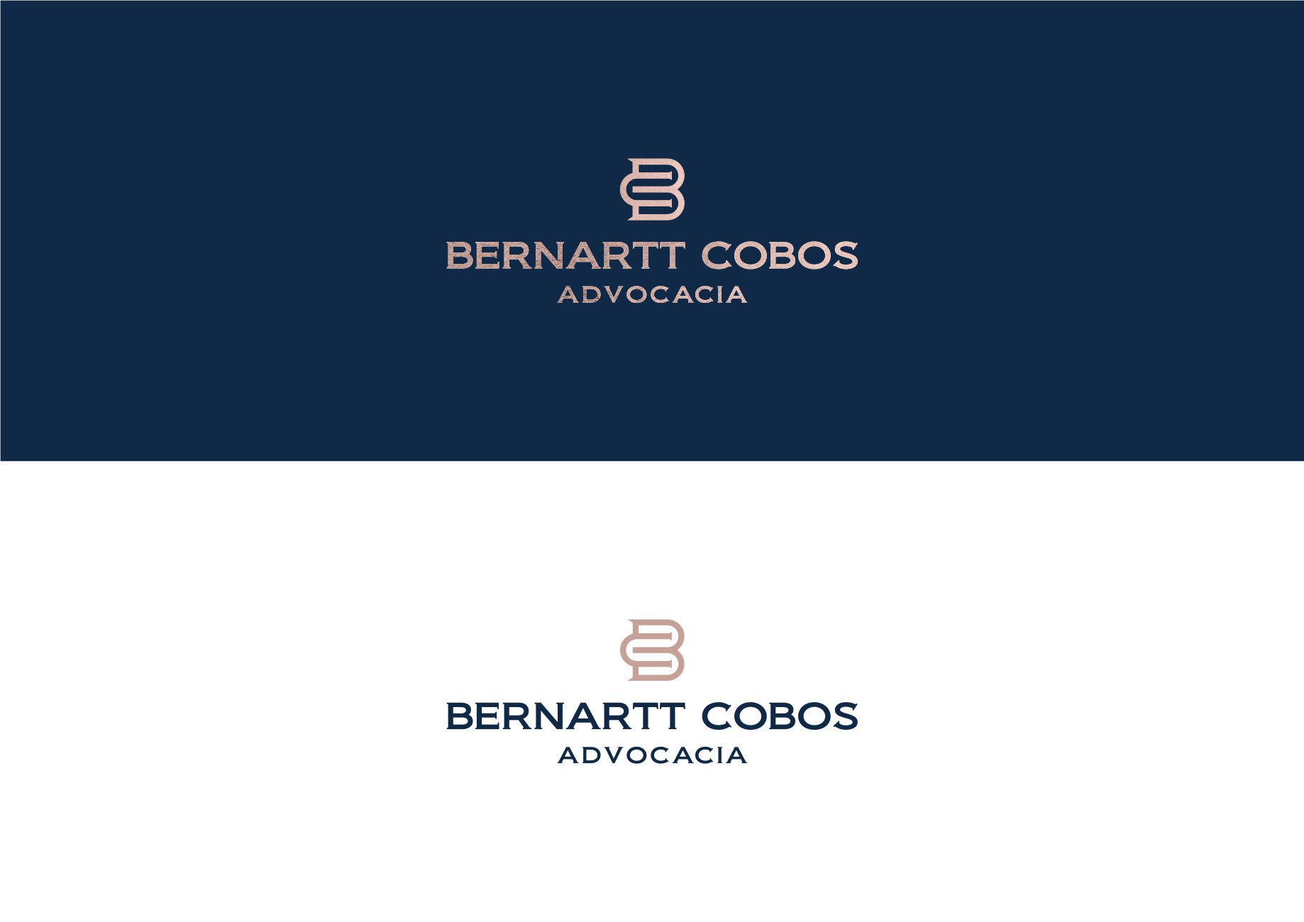 Variação Logotipo Bernartt Cobos Identidade Visual